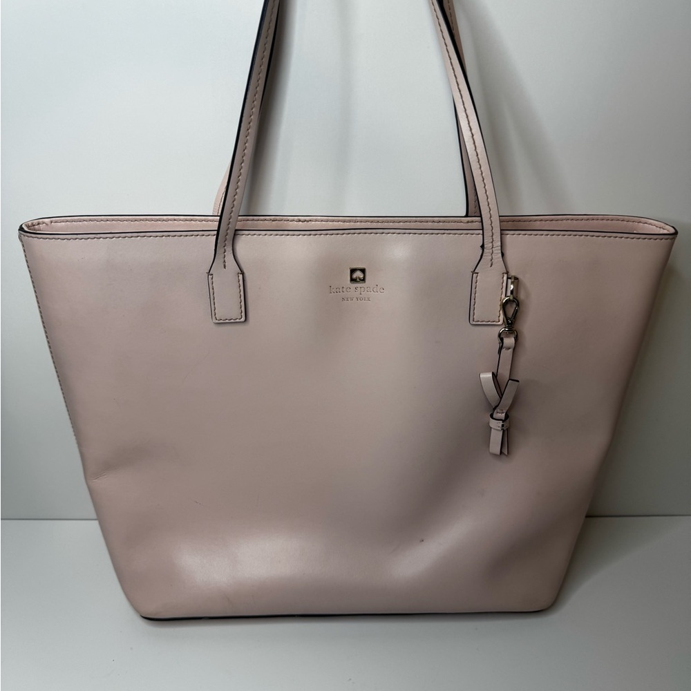 Kate Spade Pink Tote Spacious Minimalist Design